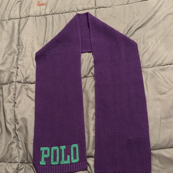 Purple Ralph Lauren Polo Scarf - Picture 4 of 4